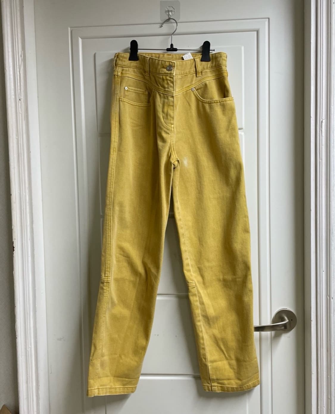 시스템 옐로우 면팬츠 상품이미지1