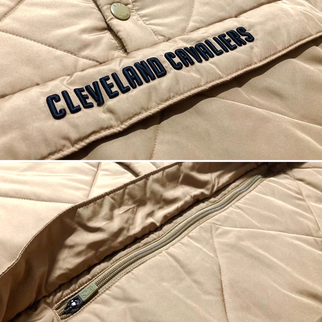 NBA 클리브랜드 롱 후드 아노락 퀼팅 자켓 105-110 상품이미지5