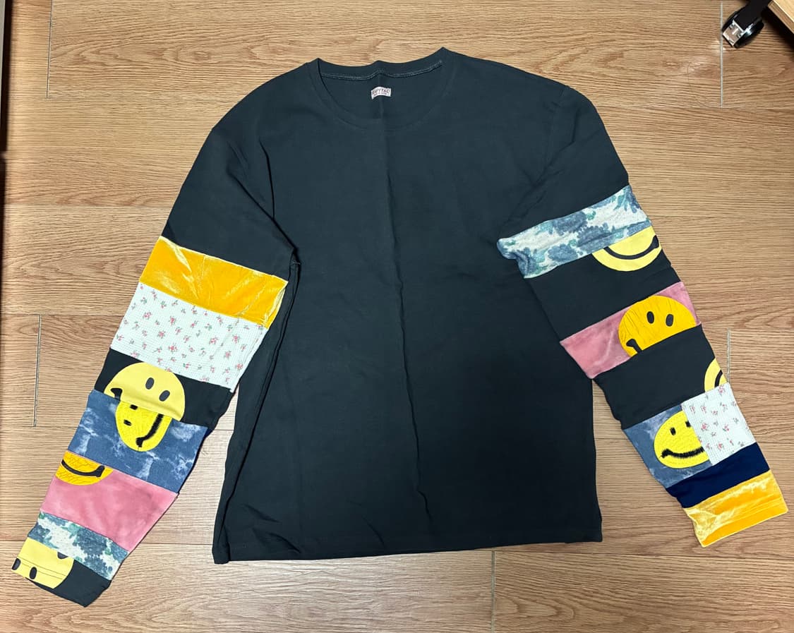 [1] 캐피탈 패치워크 롱슬리브 상품이미지1