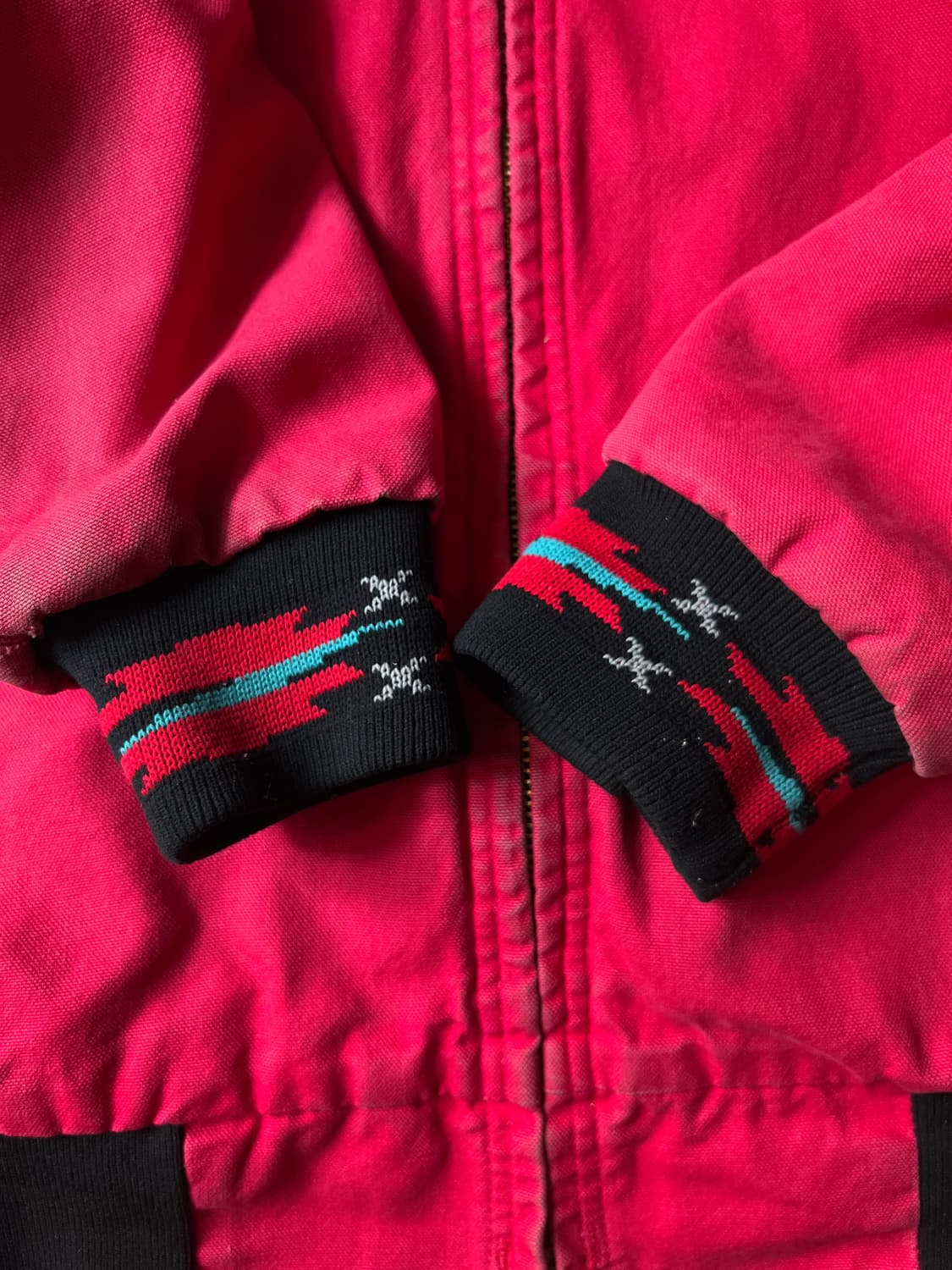 [L]90's SADDLE KING 산타페 타입 아즈텍 캔버스 워크자켓 상품이미지4