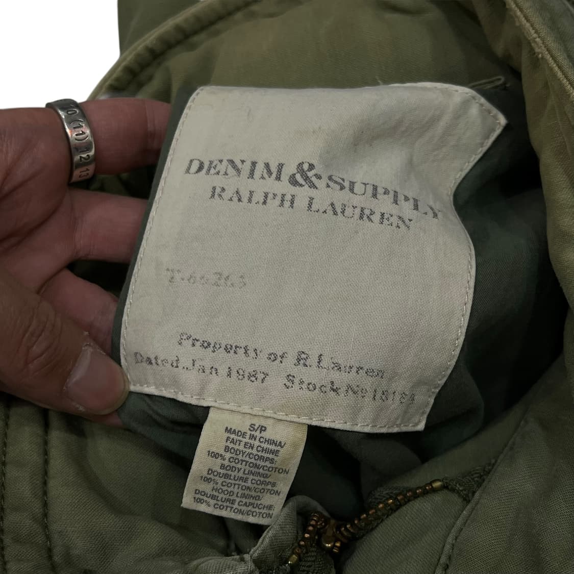 데님앤서플라이 랄프로렌 데님패치 워크자켓 y14252 상품이미지7