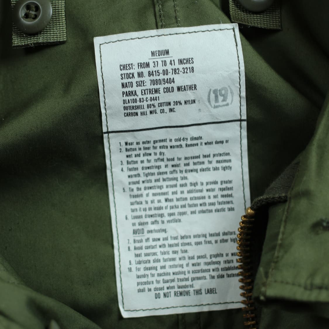 80s U.S. military M-65 Field Jacket 상품이미지9