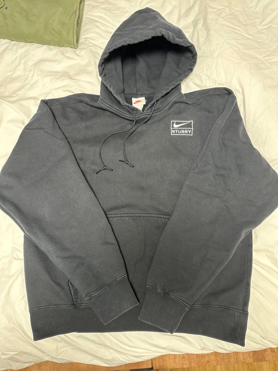 나이키 x 스투시 콜라보 후드 블랙 상품이미지1