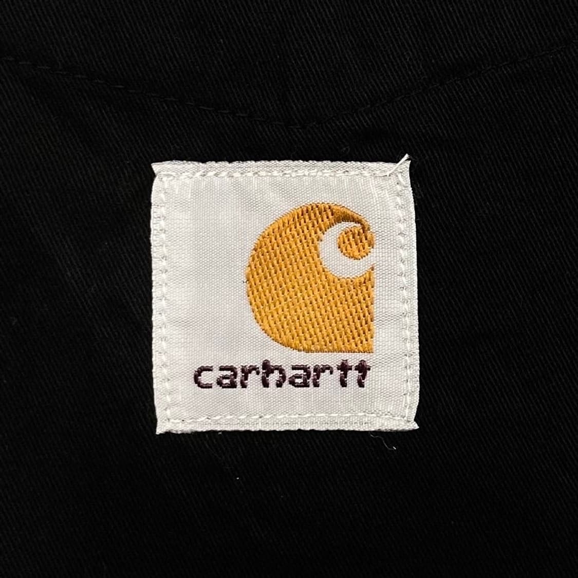 Carhatt 칼하트 패치 로고 블랙 코튼 오버핏 셔츠 상품이미지2