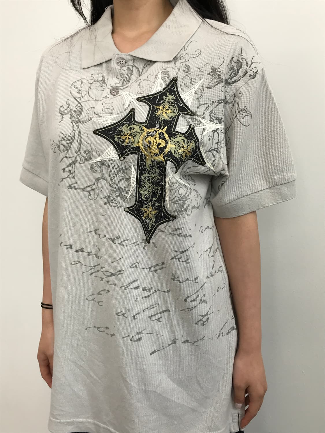 Urban Heritage y2k Cross Polo 상품이미지2