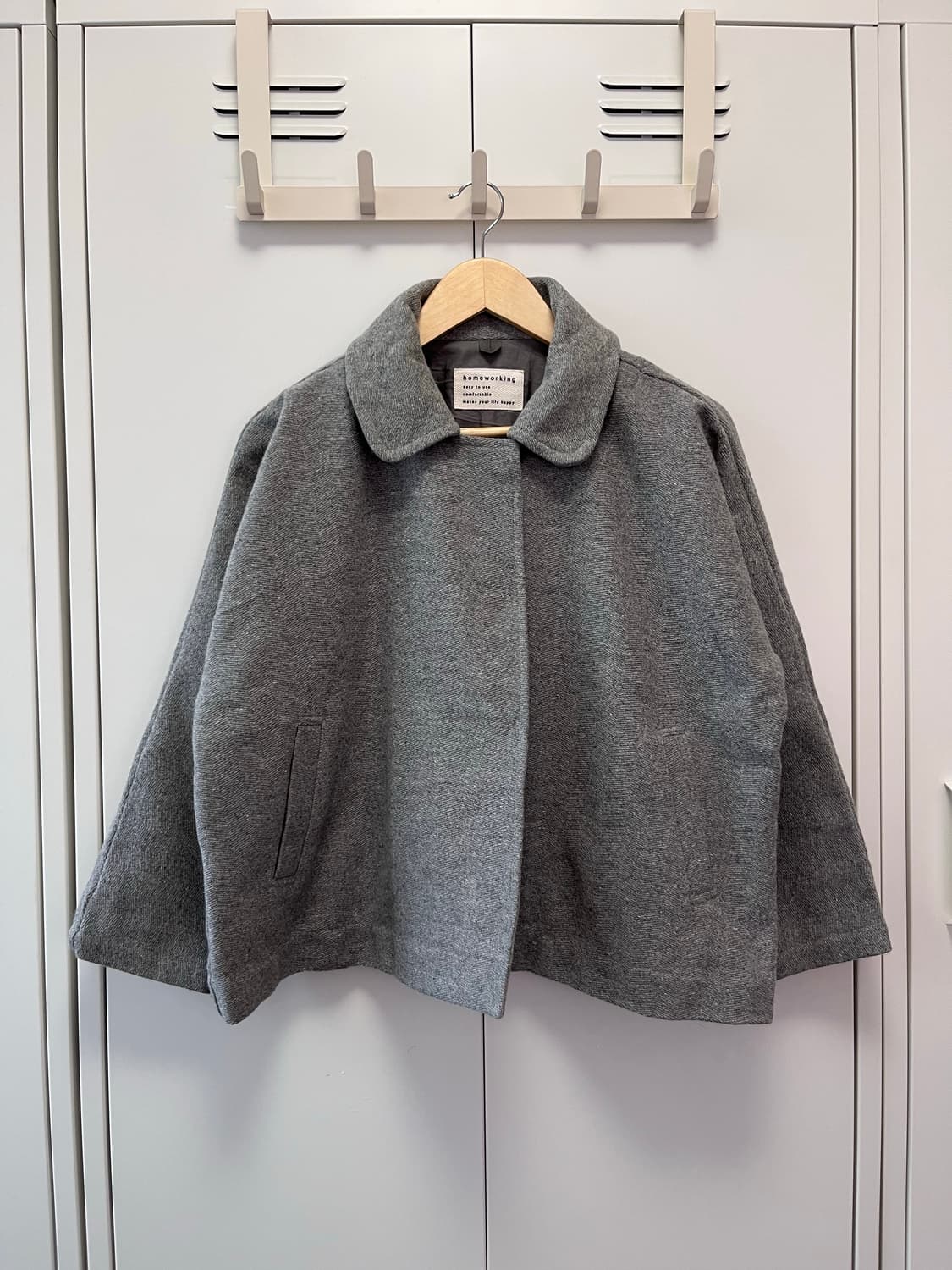 Homeworking 사와코 투버튼 울코트 상품이미지4