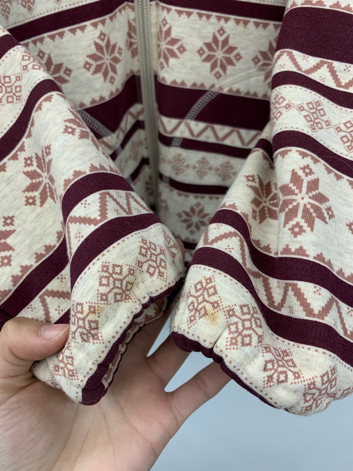 노르딕 기모안감 후드집업 상품이미지8