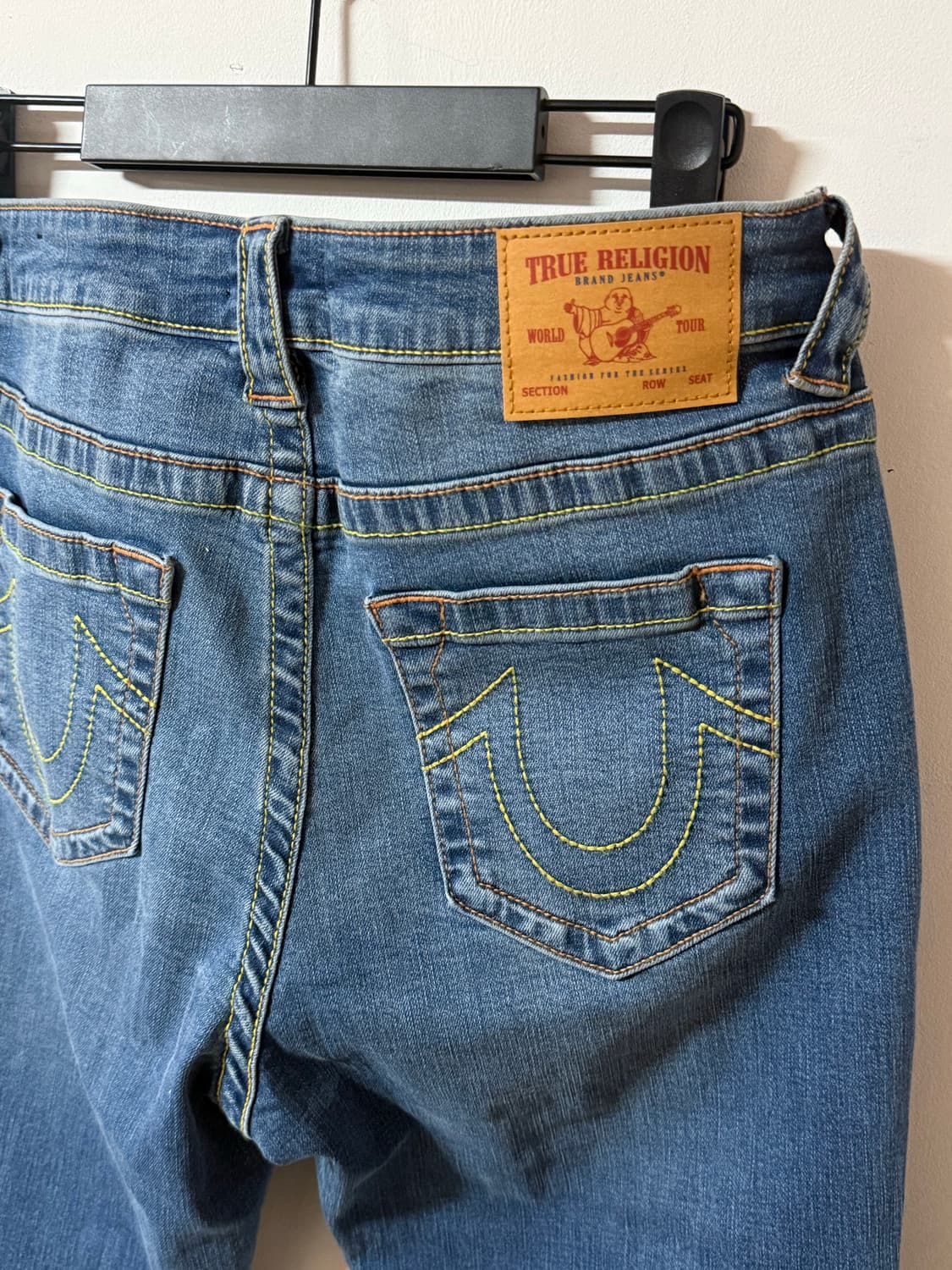 트루릴리전 ROW 스티치 워싱 슬림 부츠컷 데님팬츠 30 상품이미지6