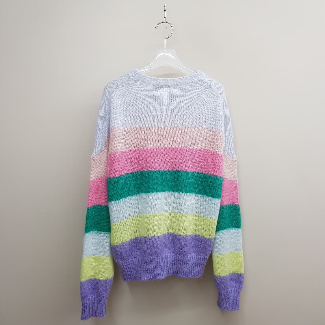 마쥬 MAJE  컬러 스트라이프 모헤어 니트 1사이즈 상품이미지5