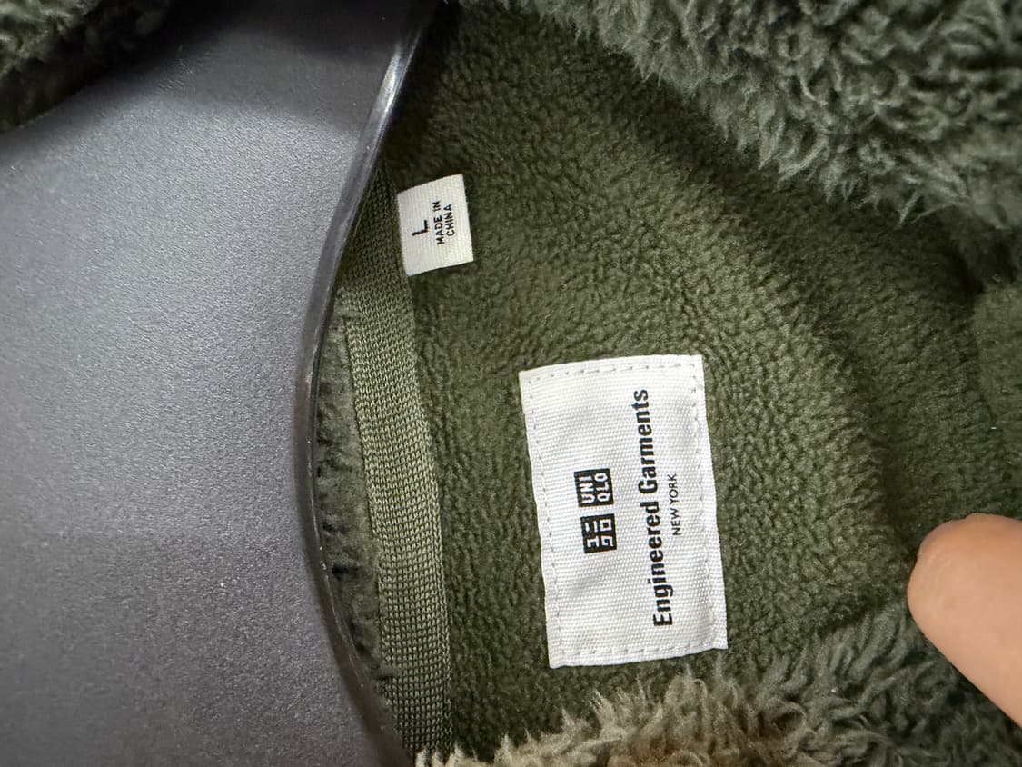 유니클로 엔지니어드 가먼츠 플리스 L 상품이미지4