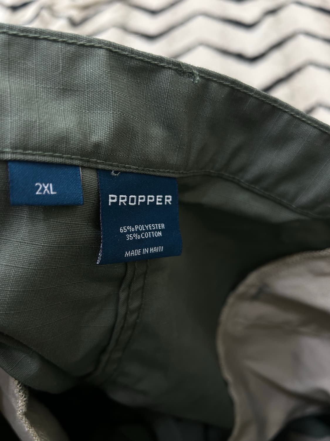 [2XL]프로퍼 립스탑 Bdu 카고 와이드 반바지/카키올리브 상품이미지5