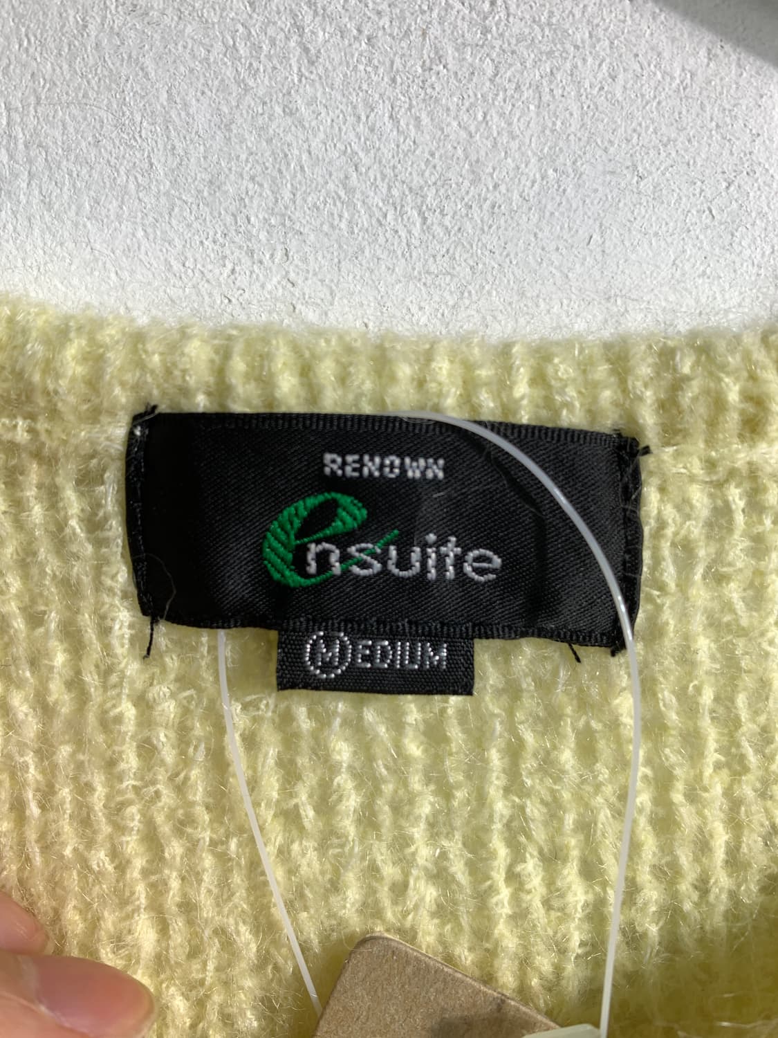 (새상품) ensuite 울모헤어 혼방 니트 가디건 M 상품이미지7