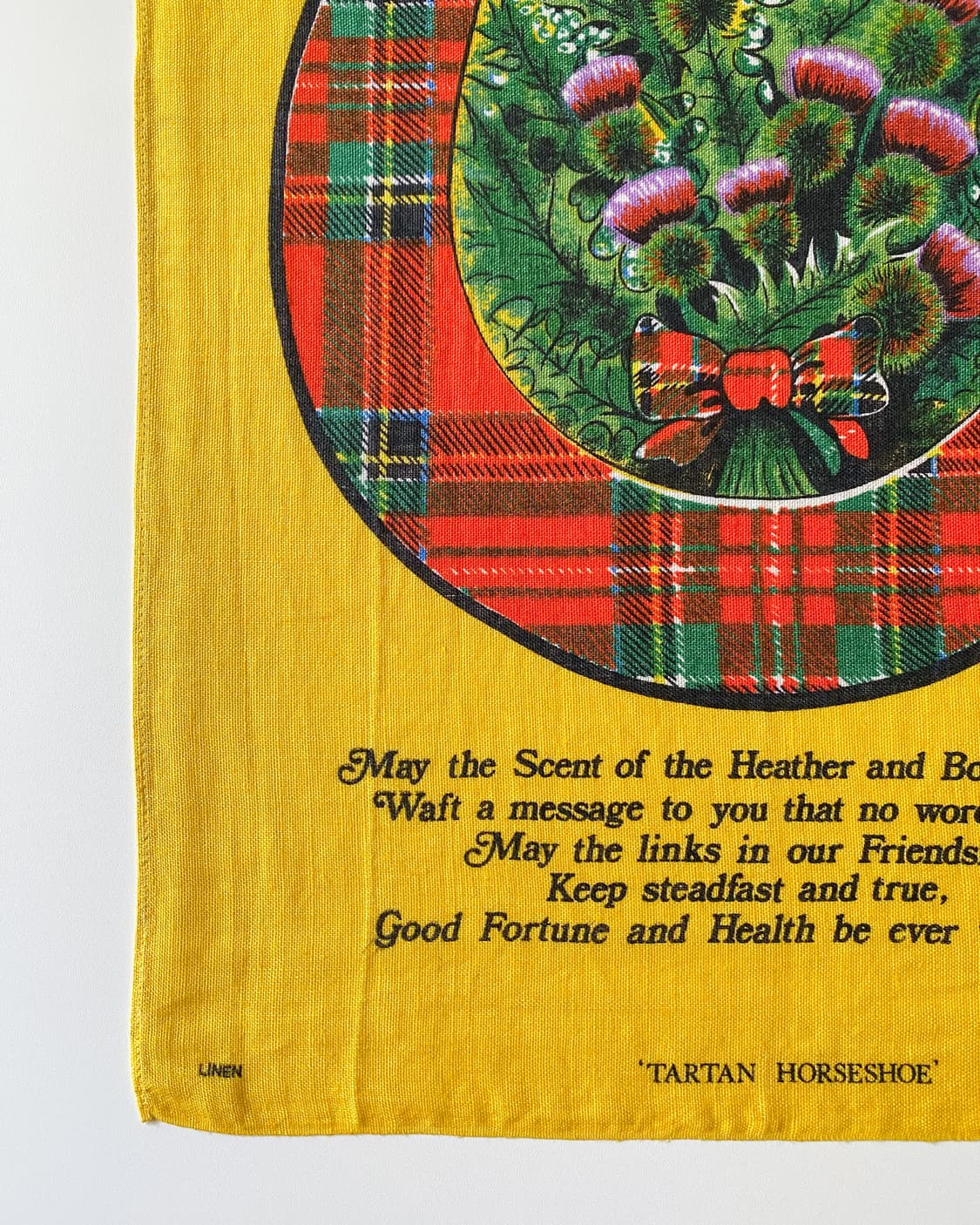 유럽 빈티지 패브릭 (TARTAN HORSESHOE) 상품이미지6