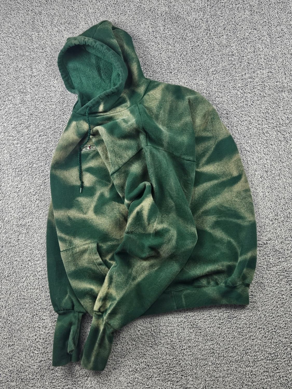 USA 핸드커프스 핸드워머 다잉워시드커스텀 후디 ( M ) / 10672 상품이미지3