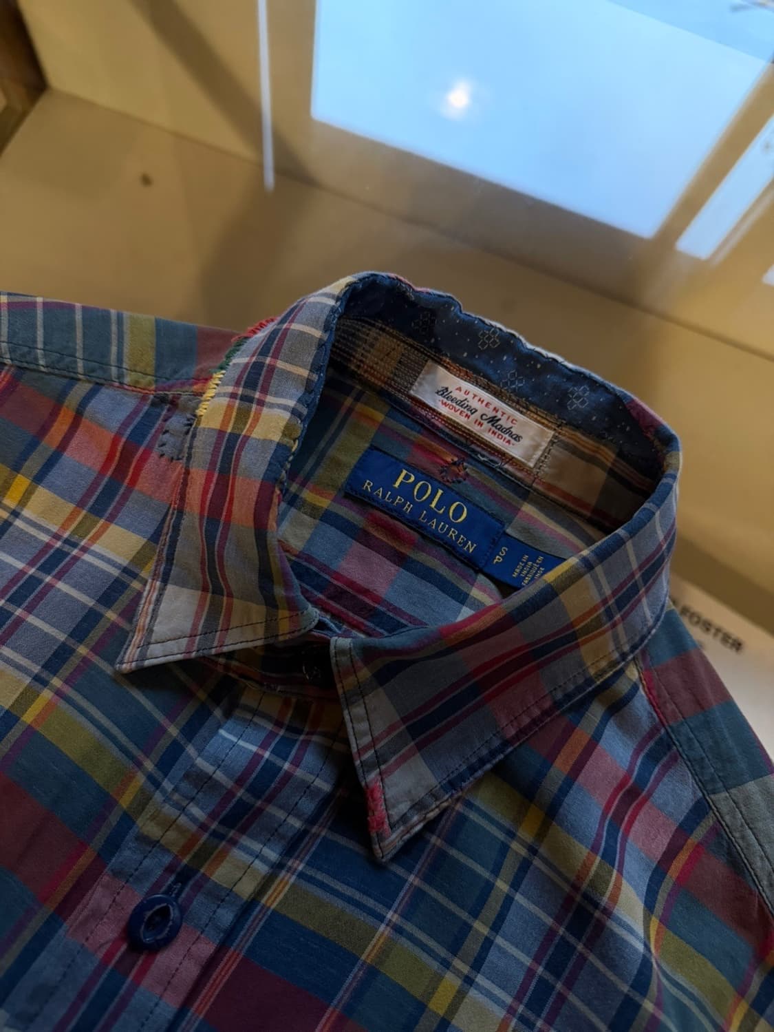 폴로 랄프로렌 인디아 마드라스 셔츠 남성100 상품이미지6