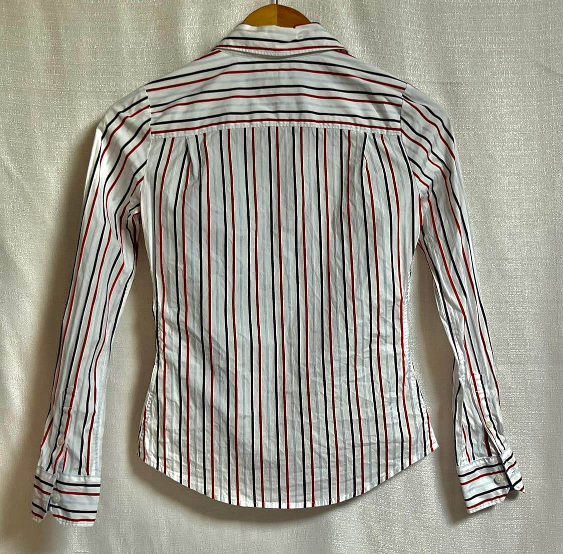 타미힐피거 여리핏 크롭 스트라이프 셔츠 남방 85 상품이미지6