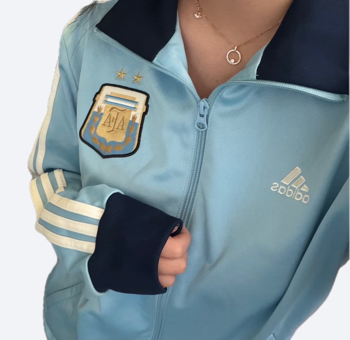 🩵아디다스 아르헨티나 메시 스카이블루 트랙탑 져지🩵 상품이미지3