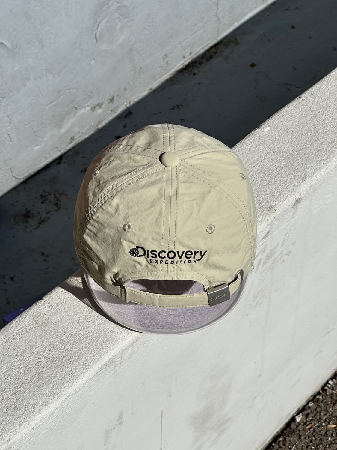 [F] 디스커버리 베이지 우븐 볼캡 모자 상품이미지4
