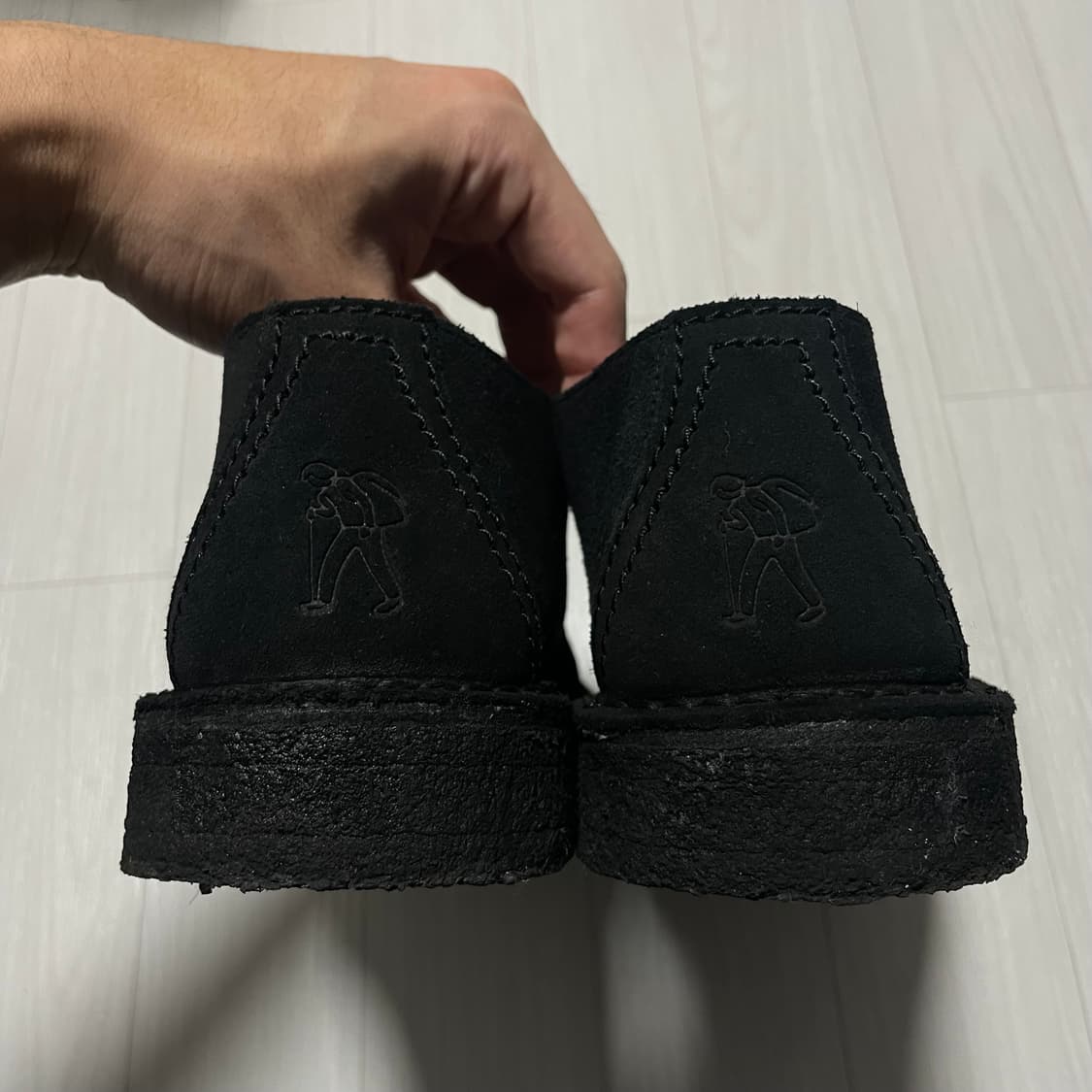 클락스 데저트 트랙 블랙 스웨이드 상품이미지6