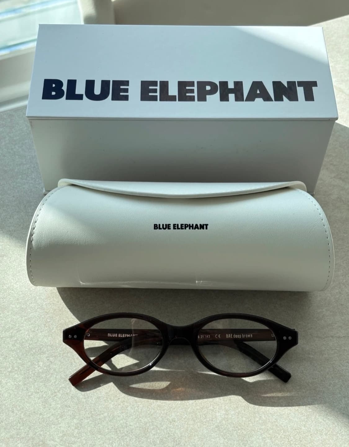  블루엘리펀트 BAE deep brown 안경 상품이미지1