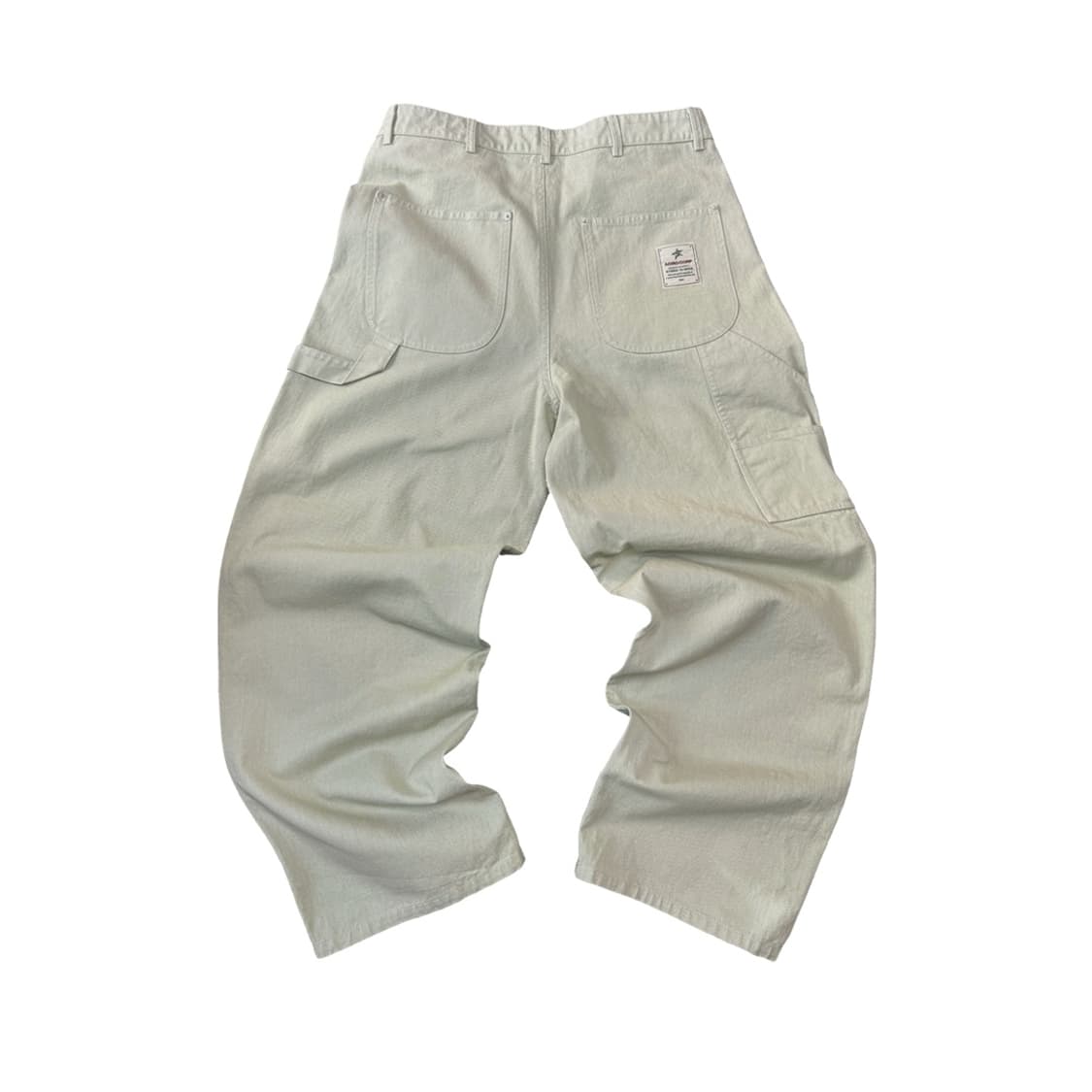 [1] 아오이로 커티드 더블니 팬츠 라이트 세이지 상품이미지1