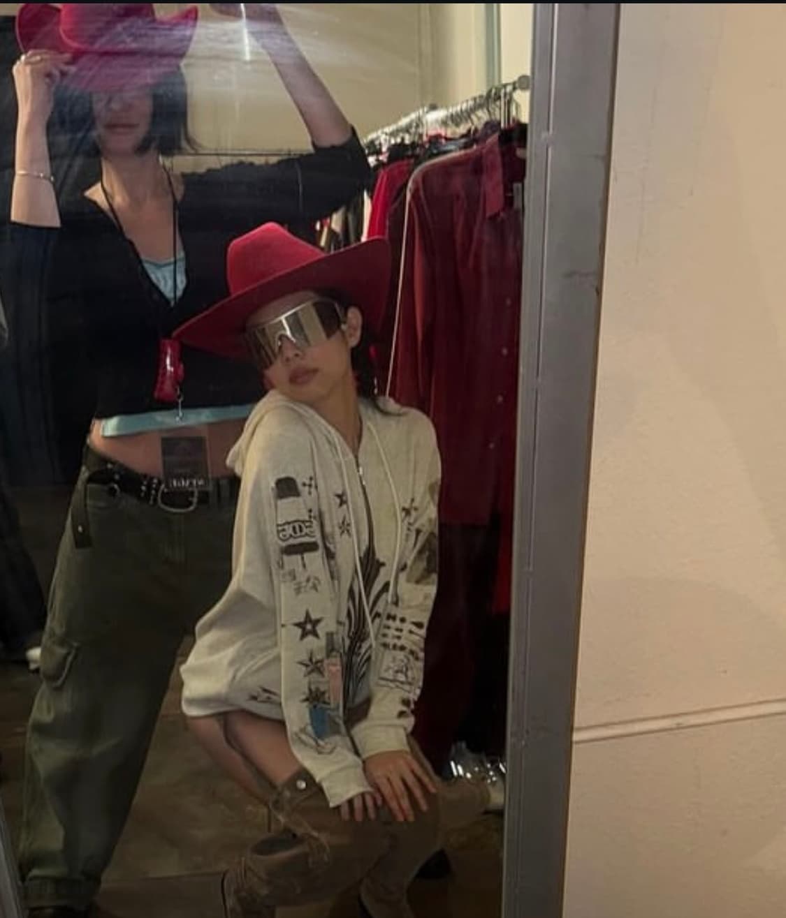 투머치택스 와플 집업 (제니,원빈착용) 상품이미지4