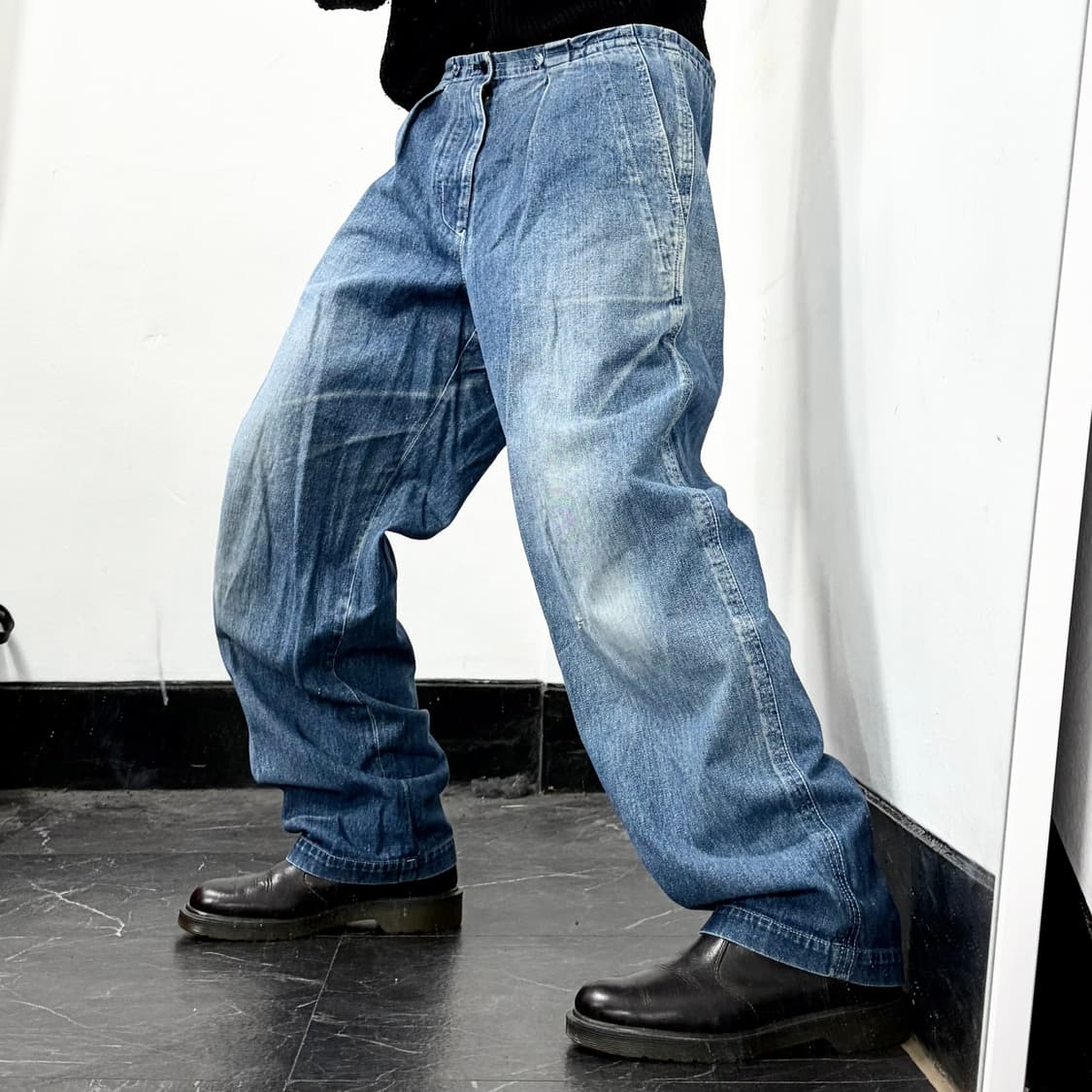 요지 야마모토 와이즈 와이드 데님 팬츠 상품이미지3