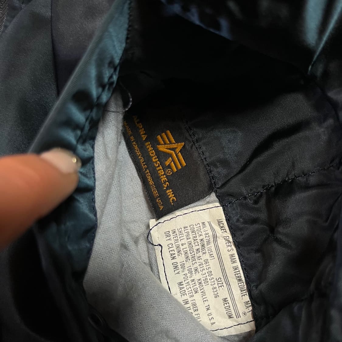 알파인더스트리 MA-1 항공점퍼 상품이미지4