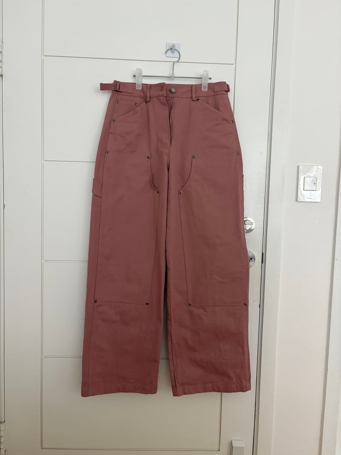 era WOMEN WIDE CARPENTER PANTS - DUSTY P 상품이미지1