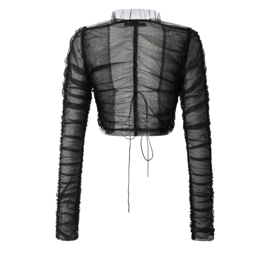 쓰리타임즈 셔링 가디건 블랙 상품이미지2