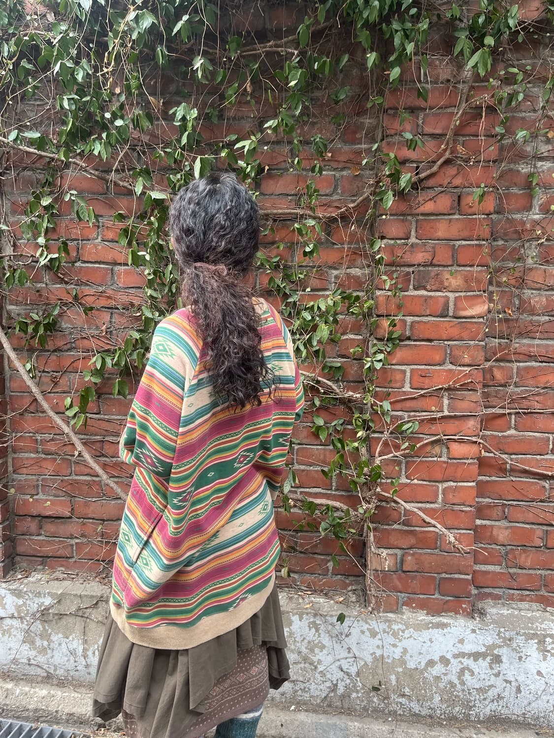 Titicaca 줄무늬 패턴 맨투맨 상품이미지3