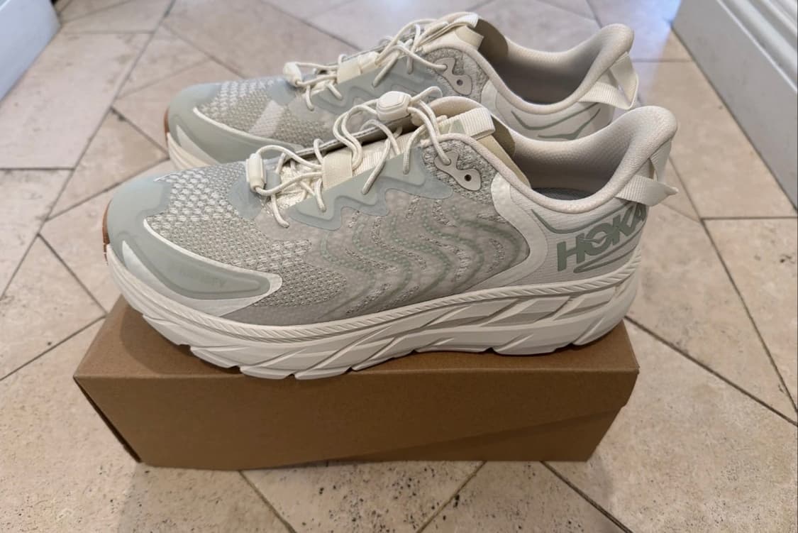 호카 x 새티스파이 클리프톤 LS 셀라돈 틴트 위스퍼 화이트 상품이미지1