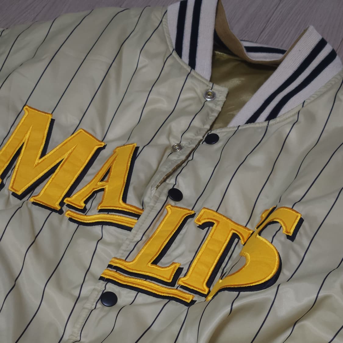 malts 리버시블 봄버 바시티 자켓 상품이미지2