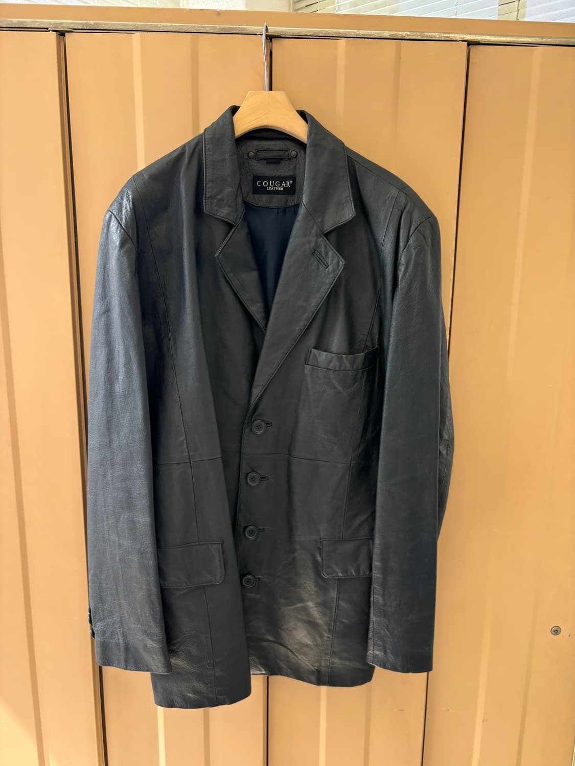 빈티지 레더 블레이저 자켓 상품이미지9