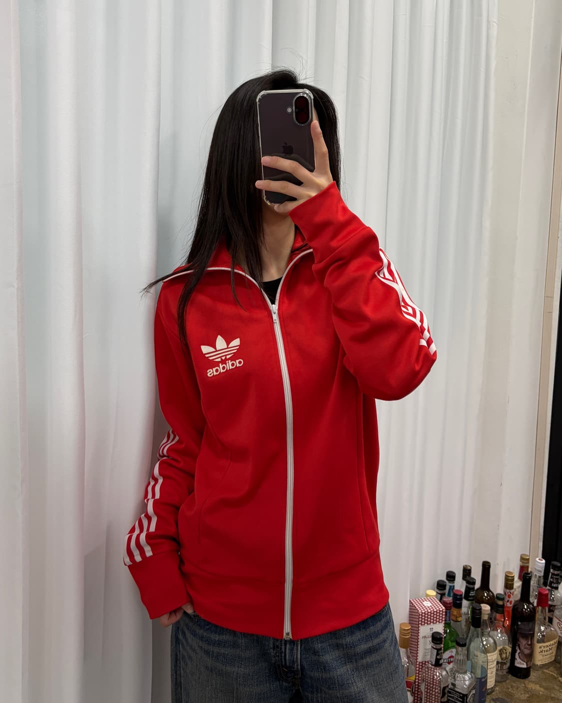 [S-M]아디다스 유로파 레드 트랙탑 져지 상품이미지1