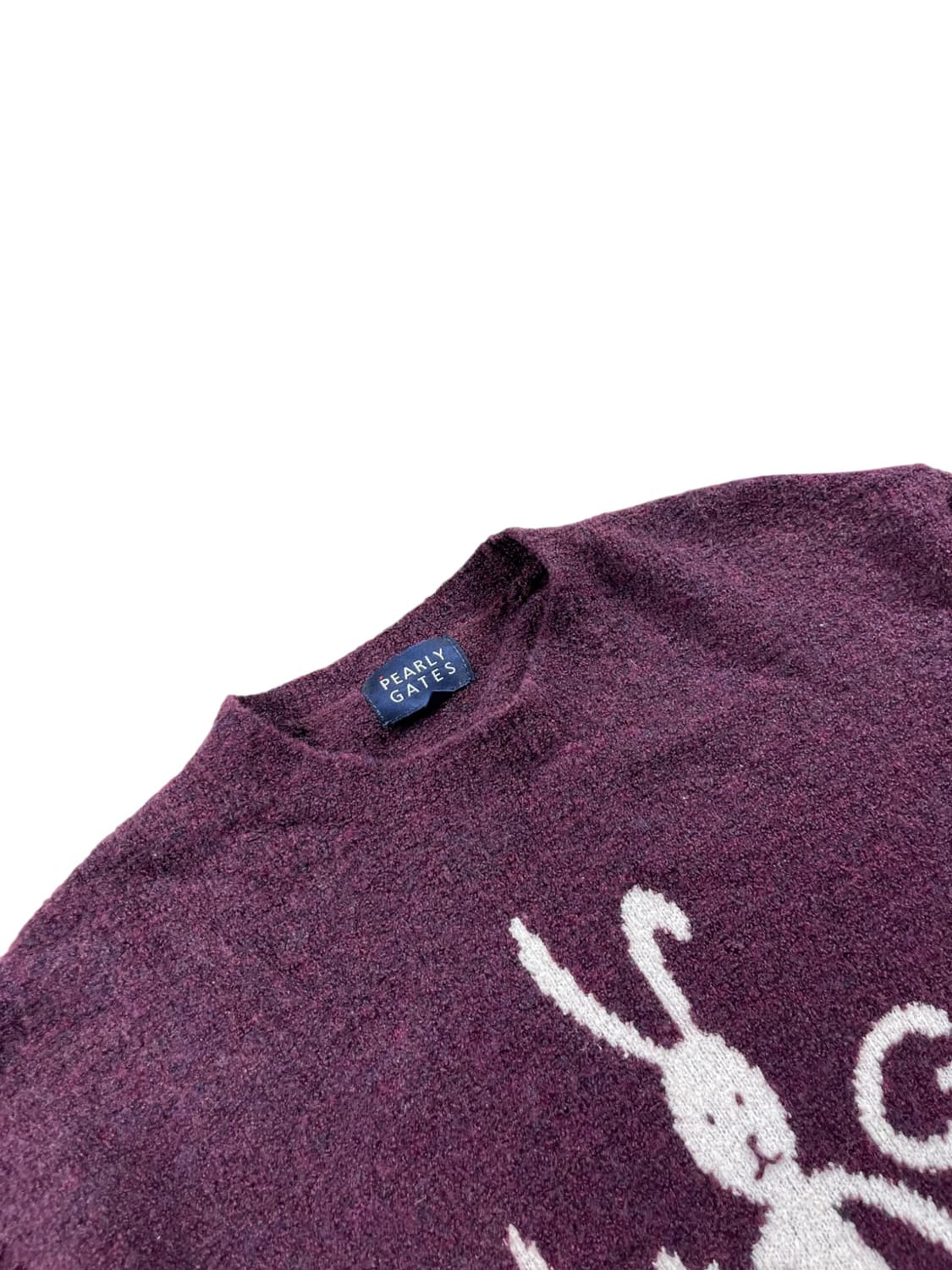PEARLY GATES 토끼 그래픽 니트  상품이미지2