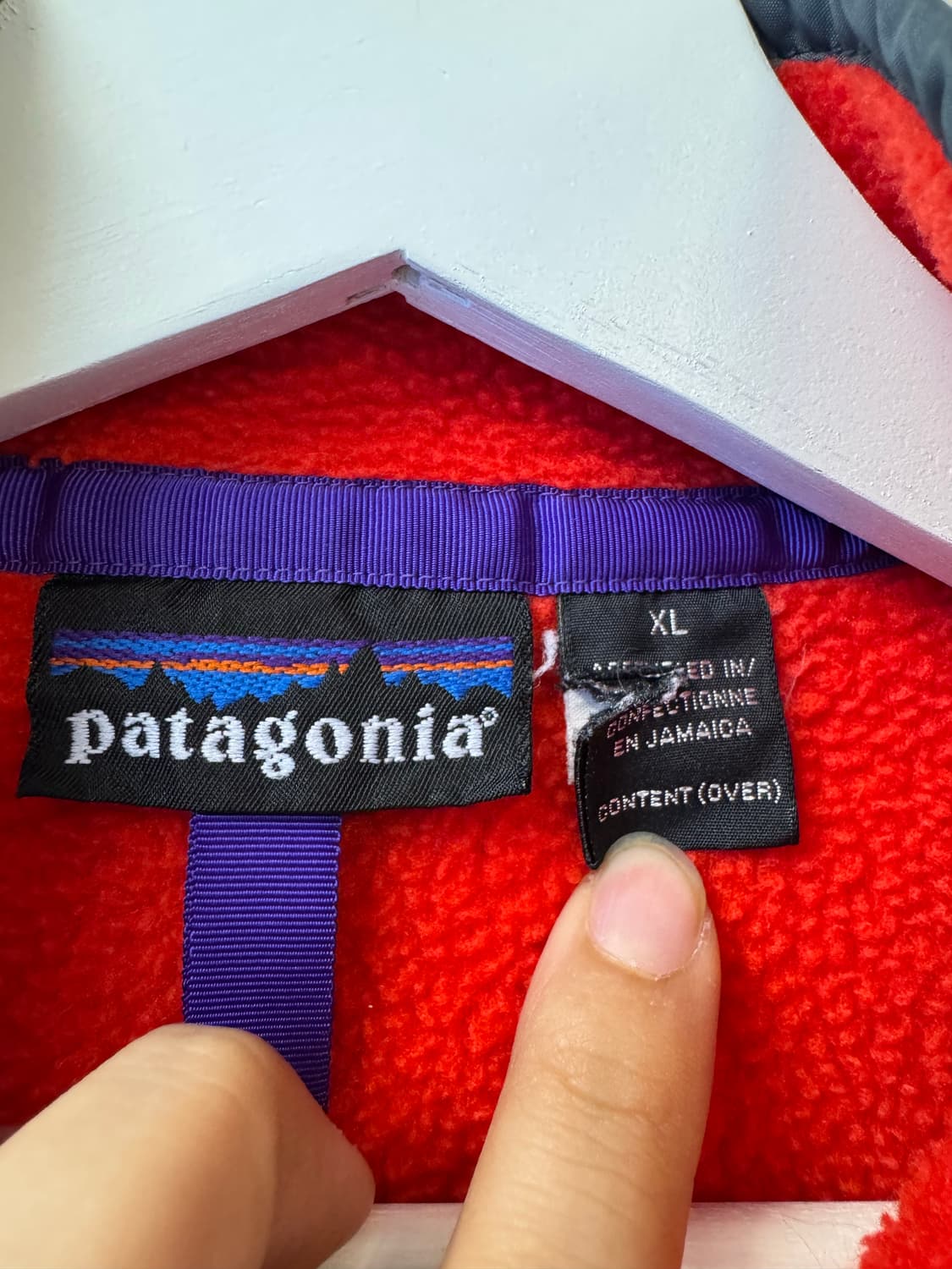 파타고니아 신칠라 90s 레드 XL 상품이미지3