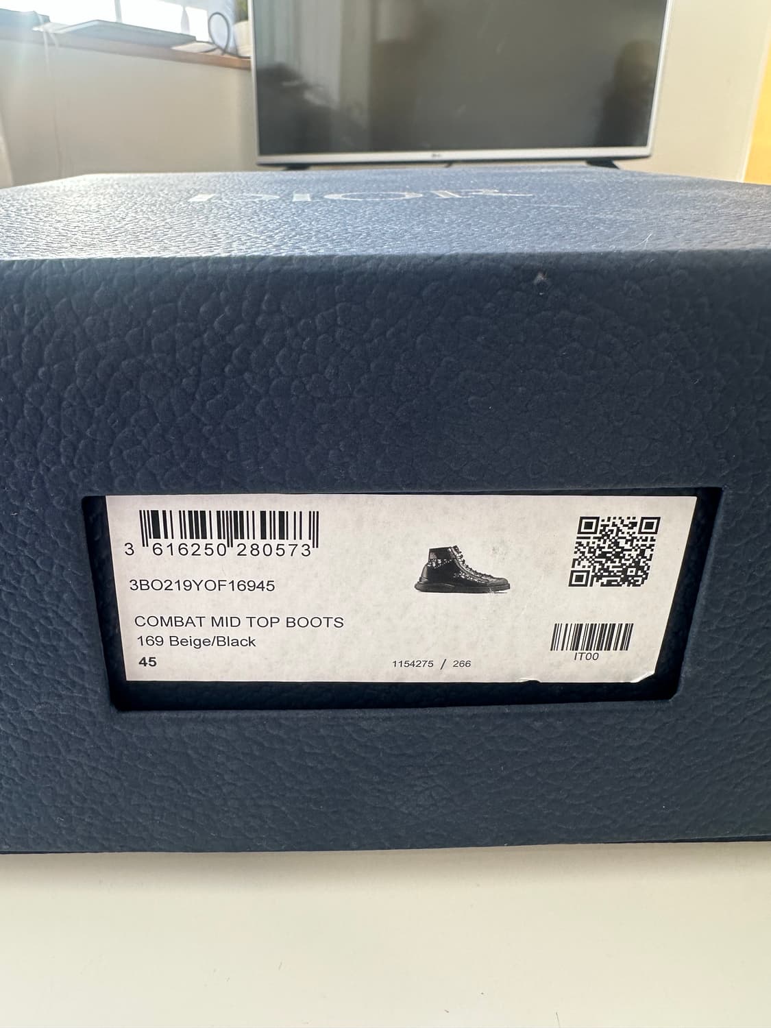 디올 컴뱃 미드 탑 부츠 eu45사이즈 (정품) 상품이미지7