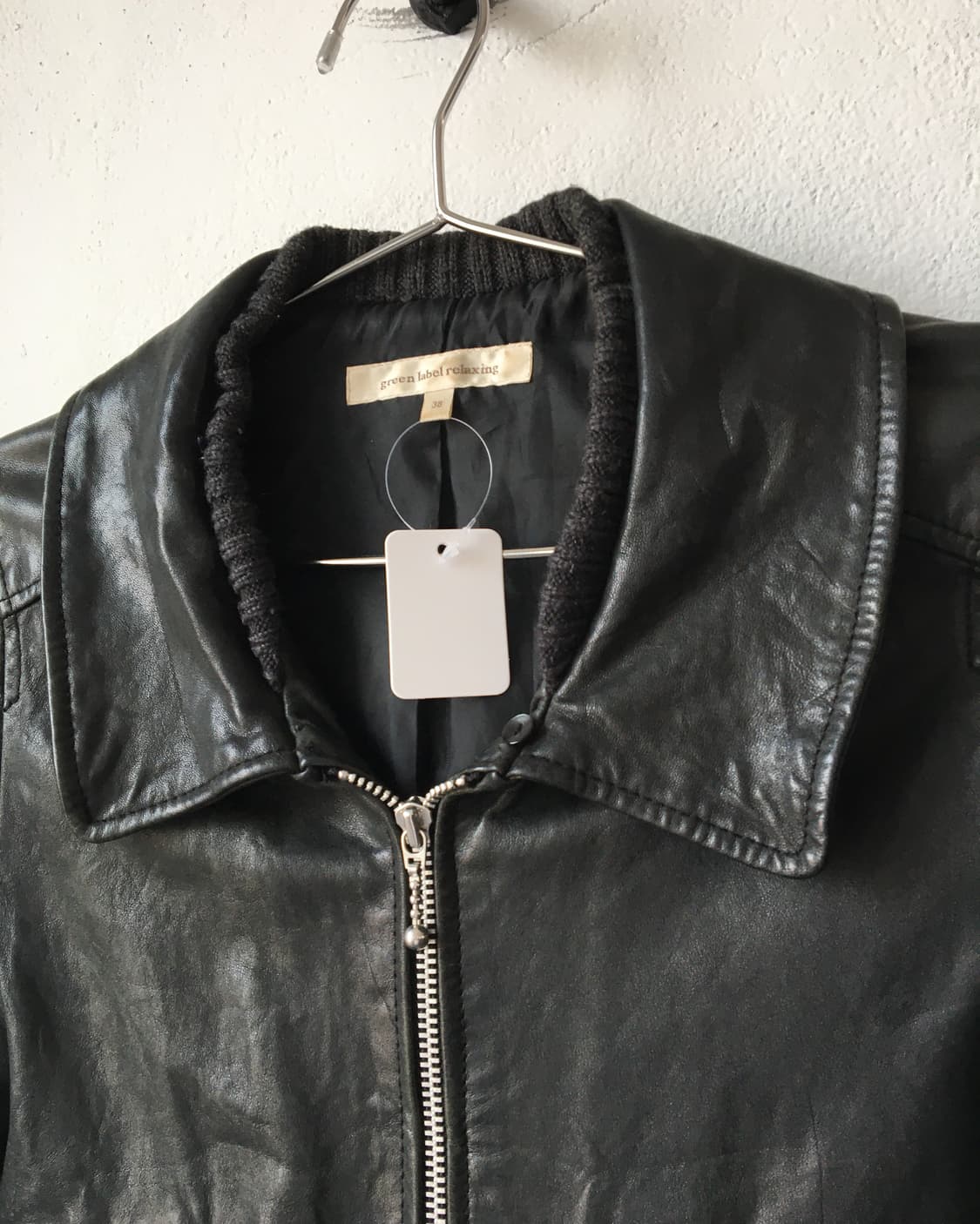 Lamb skin bomber jacket 상품이미지4