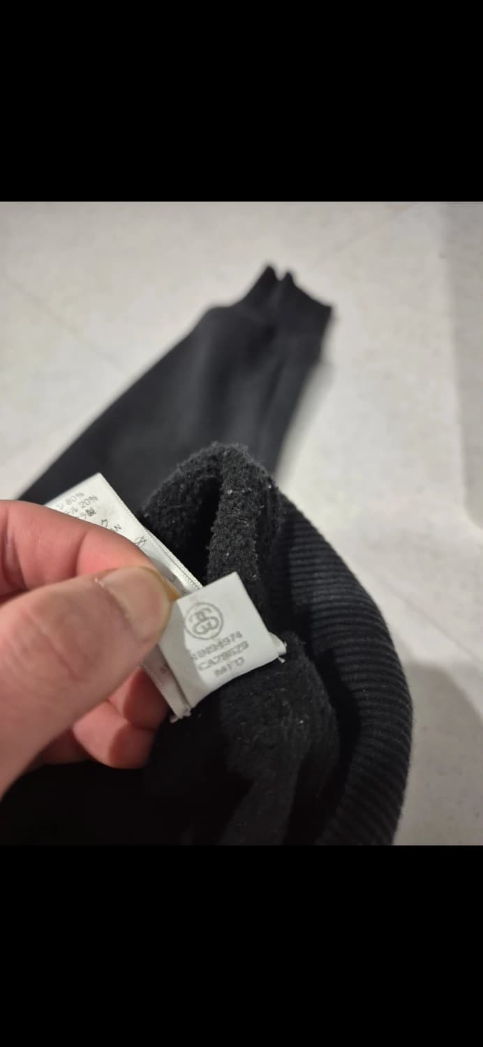 스투시 스탁 로고 아플리케 후드 m 상품이미지3