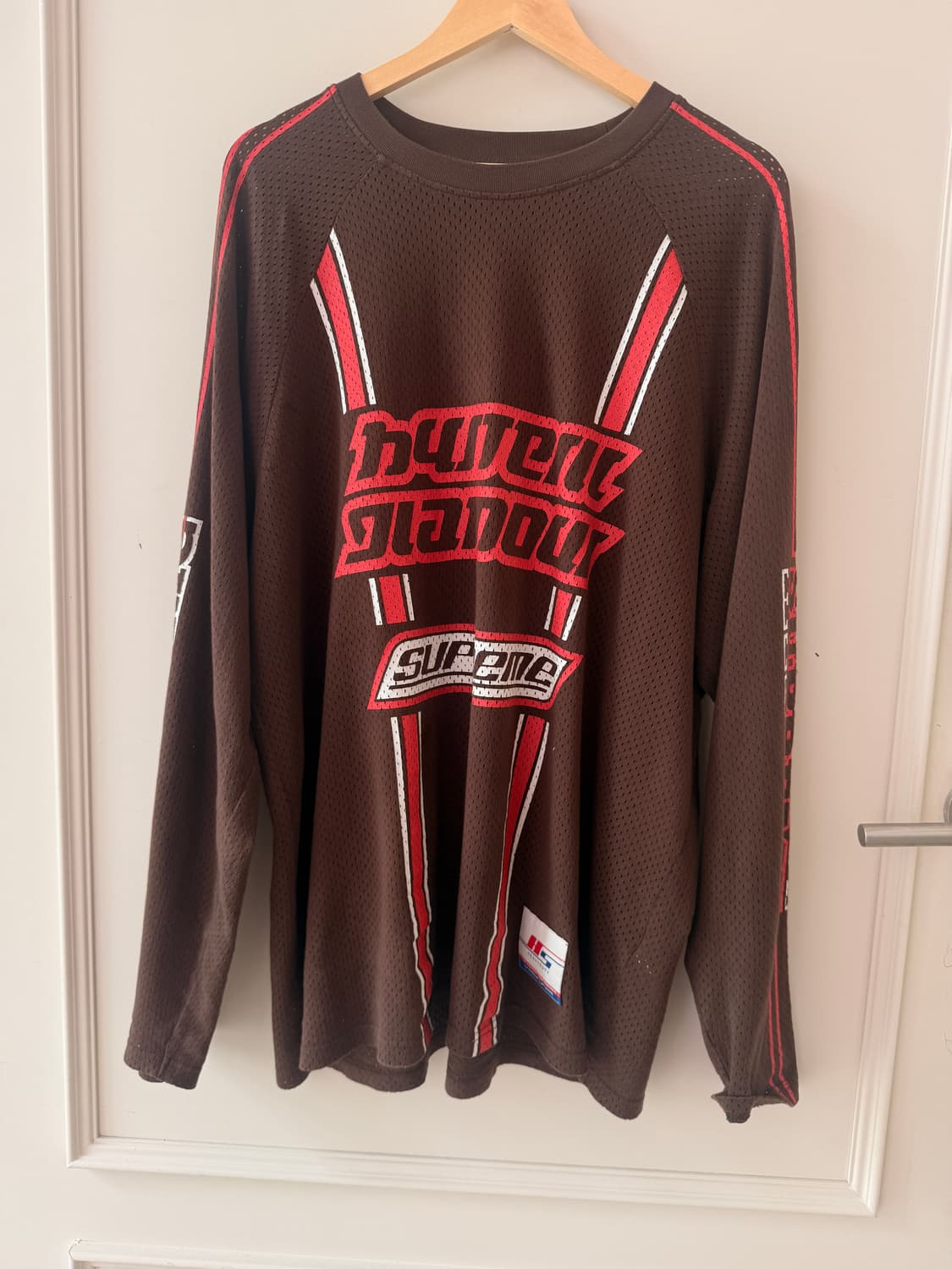  슈프림(Supreme)히스테릭 글래머 메쉬 롱슬리브 브라운 상품이미지1