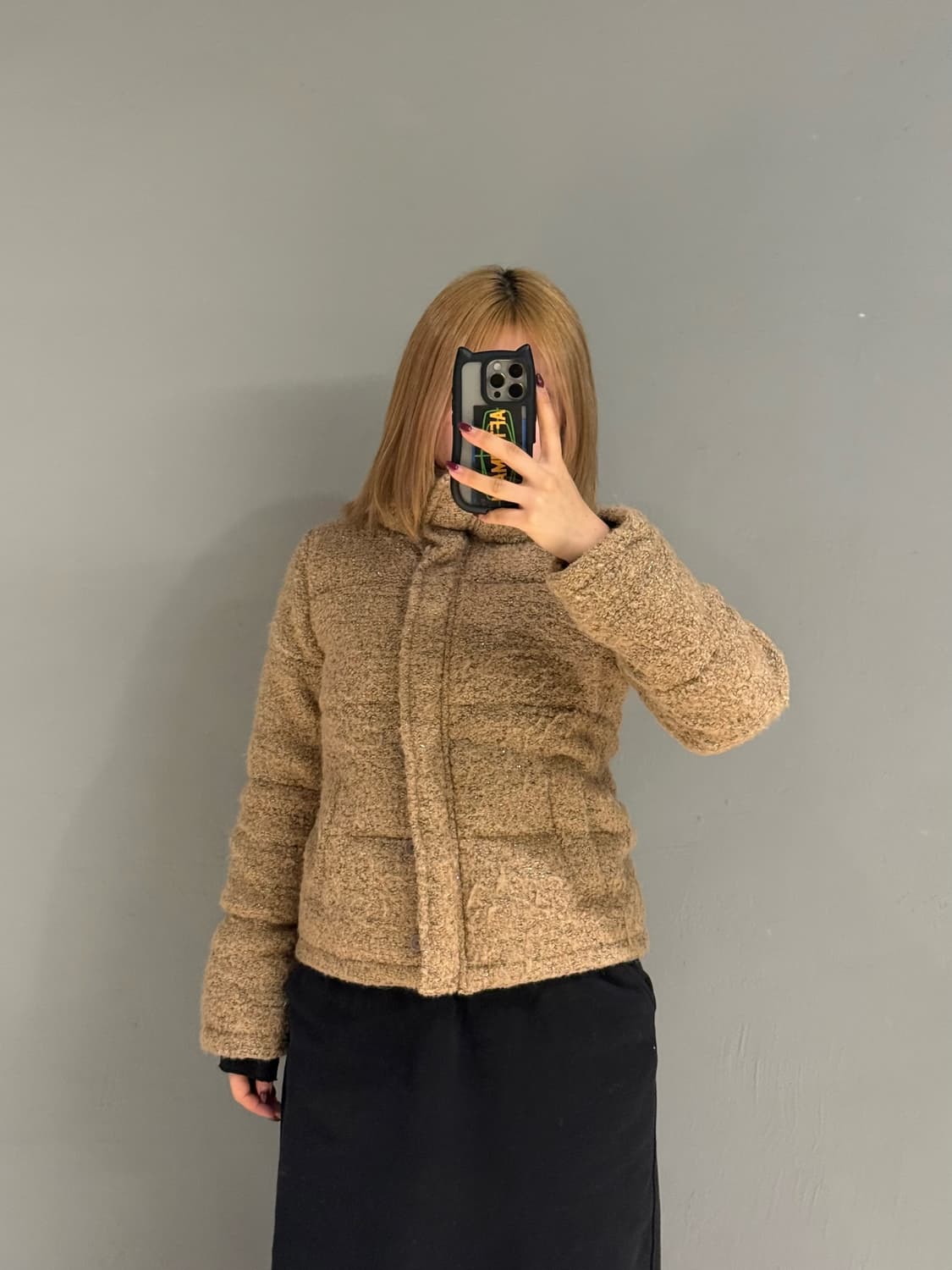 bokashi warm sand boucle padding 상품이미지3