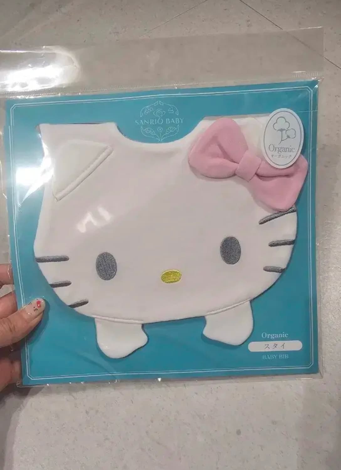 일본정품 산리오 오리지널 헬로키티 오가닉 턱받이 상품이미지1