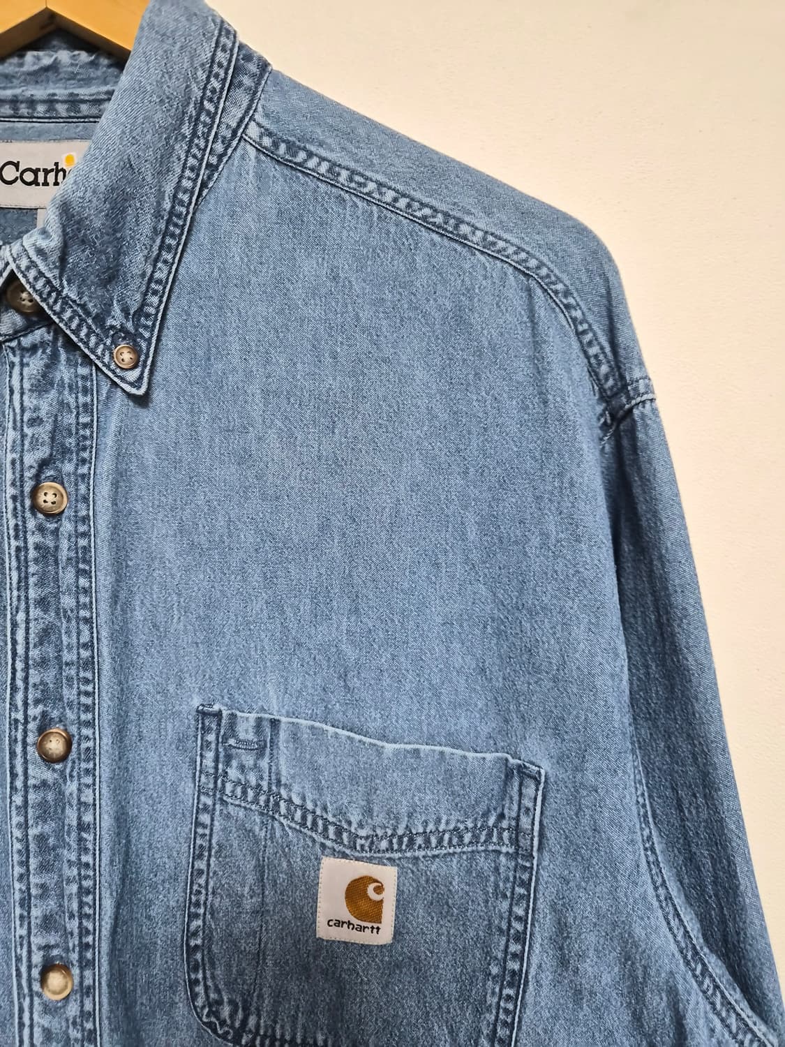 칼하트Carhartt 데님 셔츠 L - S245 상품이미지3