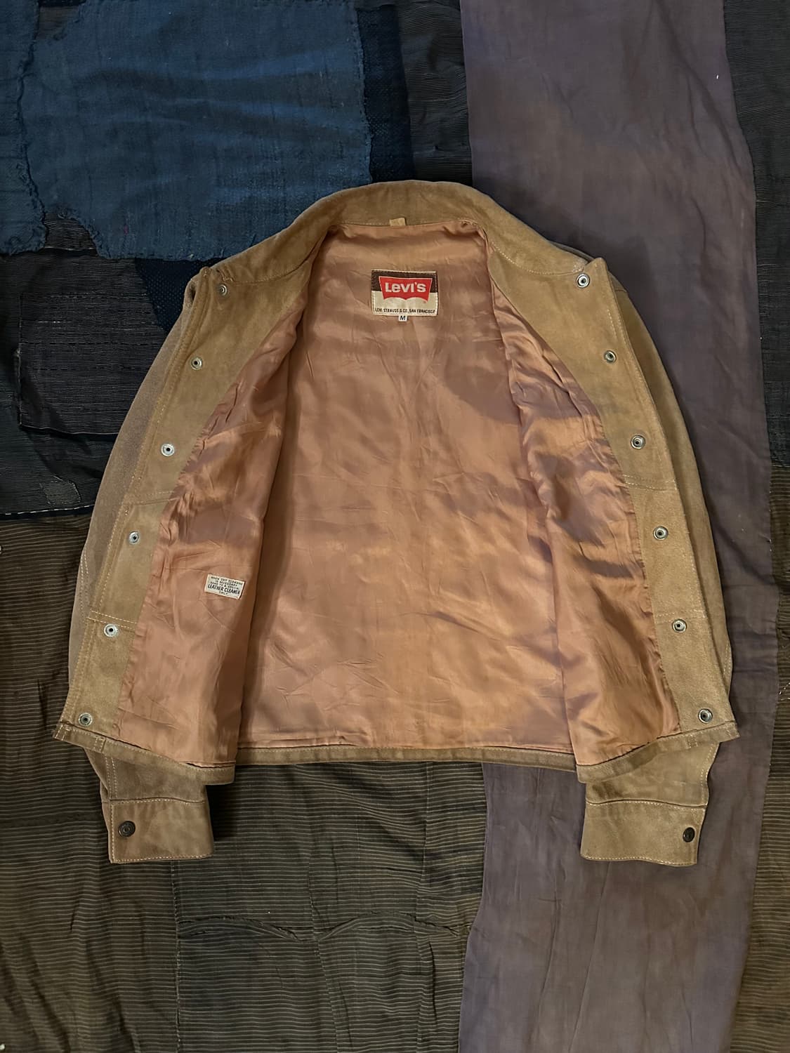 70s 빈티지 리바이스 오렌지탭 스웨이드 웨스턴 자켓 rrl 상품이미지6