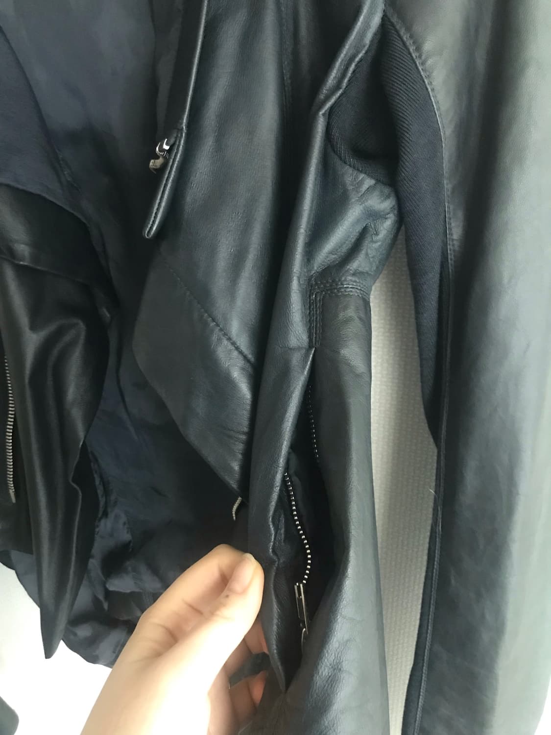 Rick Owens 2010SS 나스카 하이넥 램스킨자켓 상품이미지5