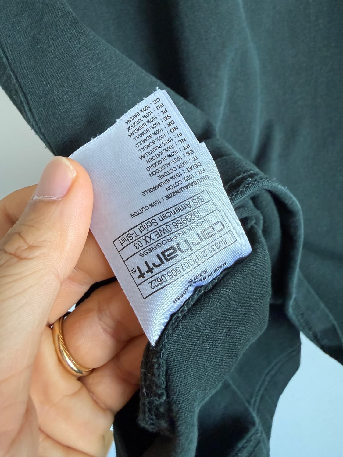 칼하트(Carhartt) 반팔 티셔츠 상품이미지6