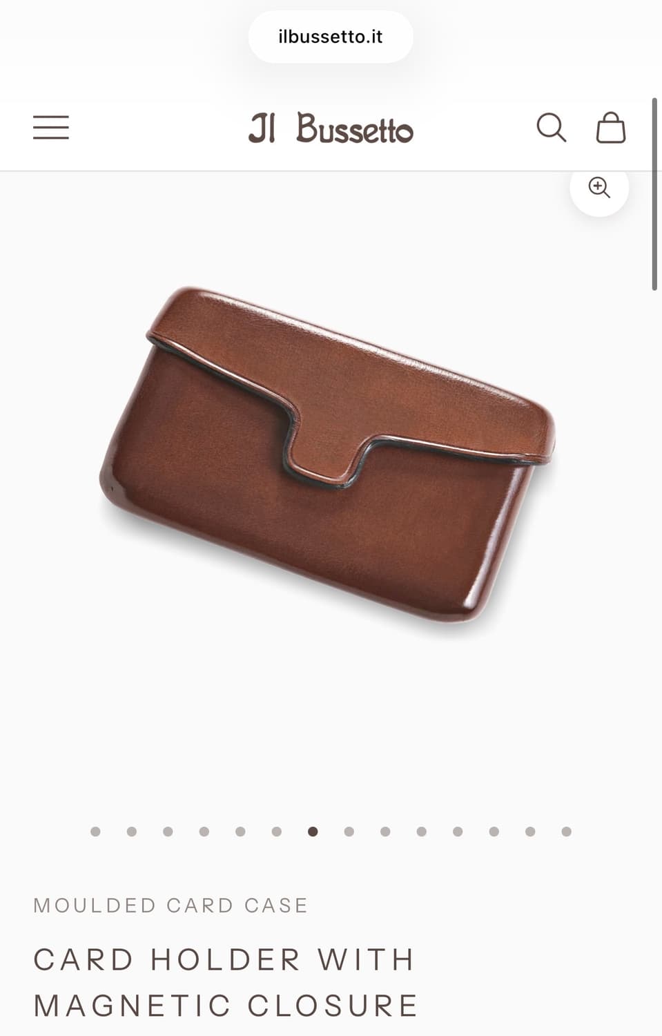 새상품) 일부세토 마그네틱 카드지갑 - 카푸치노 상품이미지3