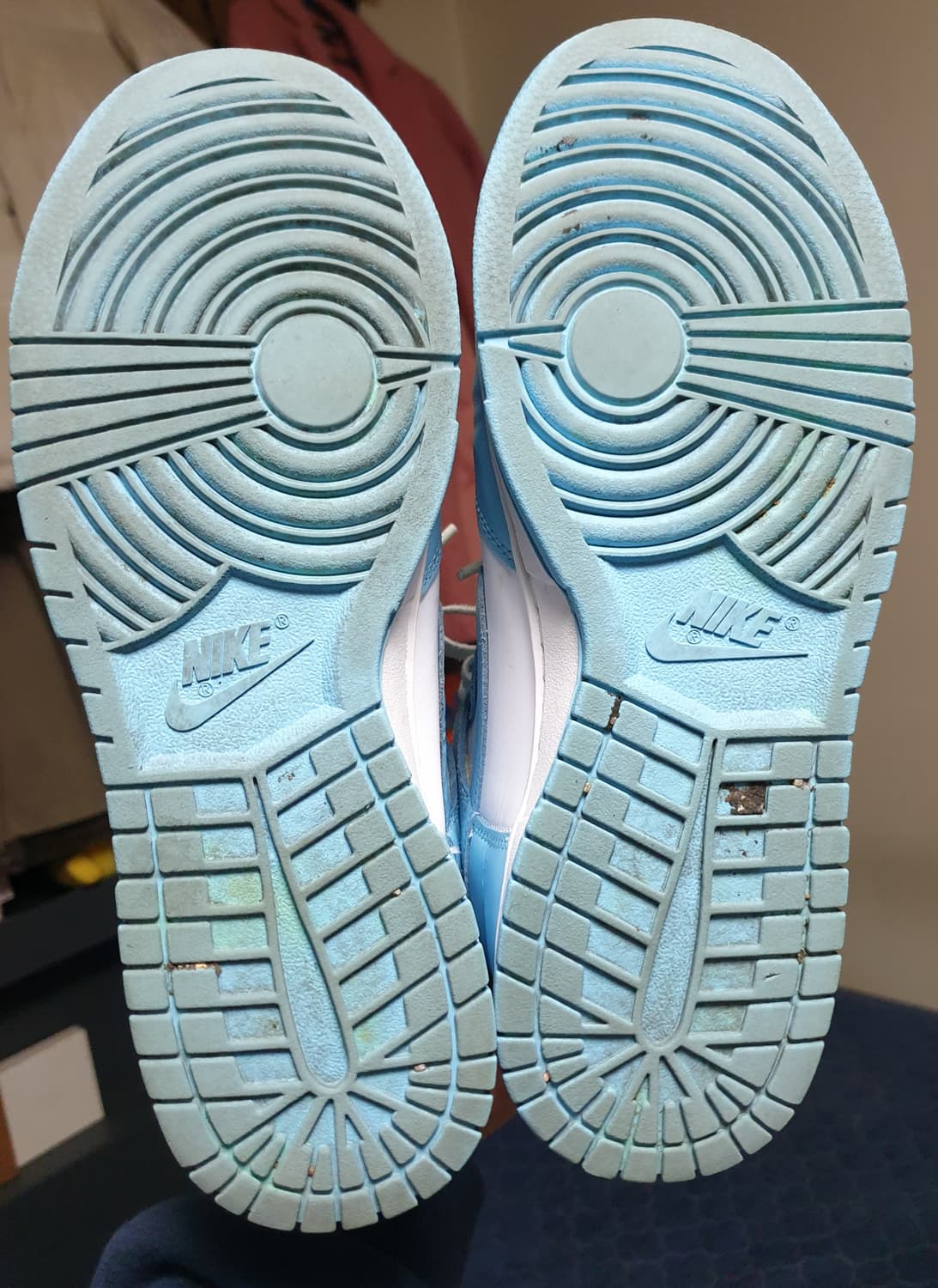 나이키 덩크하이 블루 칠 화이트 스니커즈 (260) 상품이미지5