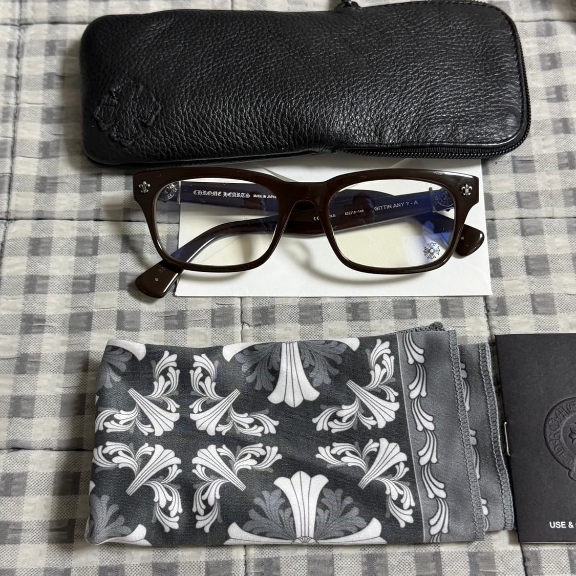 (OS) 크롬하츠 지티아니 안경 브라운 상품이미지4
